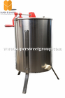 Manual 4 frames stainless steel honey extractor with honey gate and legs