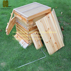 New style bee box automatic flowing honey bee hive wood with frame