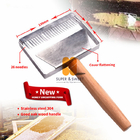 Newest stainless steel honey uncapping fork honey frame uncapping tool