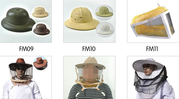 Beekeeping equipment bee protective hat with veil bee hat