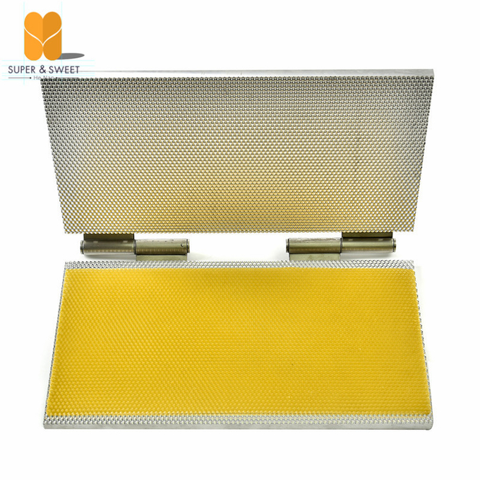 Beeswax foundation sheet mold portable
