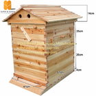 Beekeeping tools langstroth flow wooden hive with flowing honey frames