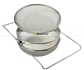 Food Grade 304 Double Sieve Stainless Steel Bucket Top Honey Strainer /Filter for Honey processing /Extraction and