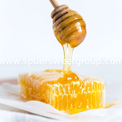 100% Pure Combing Honeycomb Airtight Food Grade Raw Honeycomb Taste Crunchy Chewy Jujube Honey Nature Unprocessed Bottle