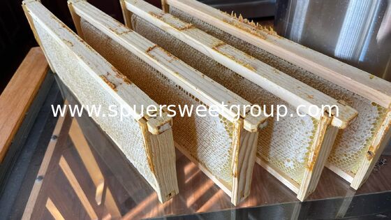 Premium All Natural Raw China Bee Honeycomb Food Grade 100% Pure Edible Honey Comb with Whole Frame Beehive Honey 2kg