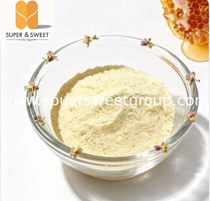 High Quality 6% 10HDA Pure Natural Lyophilized Royal Jelly Powder Freeze Dried Bulk for Energy Immune Boosting Supplement