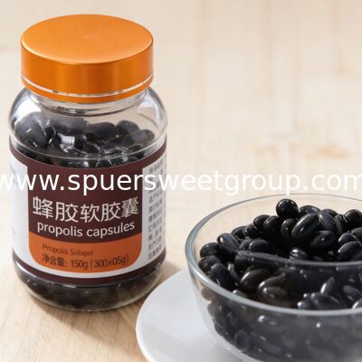 Wholesale Factory OEM 100% Natural Bee Propolis Soft Capsules High Quality Immune Support Bulk Softgel Dietary Supplement