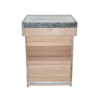 China Custimized Red Cedar British Beehive UK Bee Box with National Pine Wood Bee Hive Frames