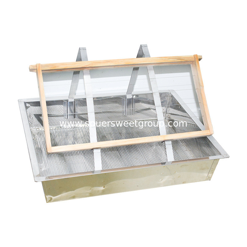 China Apiculture supply beekeeping tank stainless steel honey tank uncapping tray
