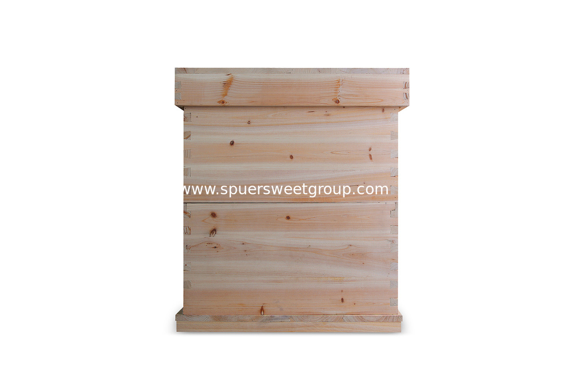 Factory Supplier two layer 10 frames fire&pine wood beehive for beekeeping