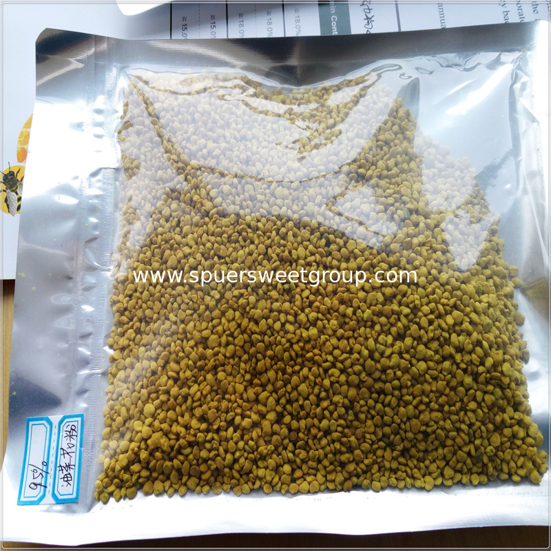 New Harvest Natural Fresh Rape Bee Pollen Granules Bulk Wholesale Organic Mountain Flower Source High Quality Rape Bee Pollen