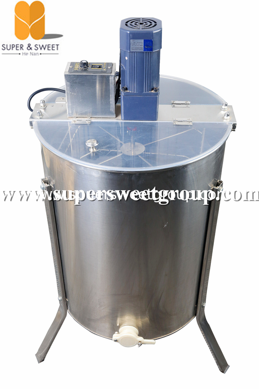 120V USA hot sale 4  frames electrical honey bee extractor tangential extractor