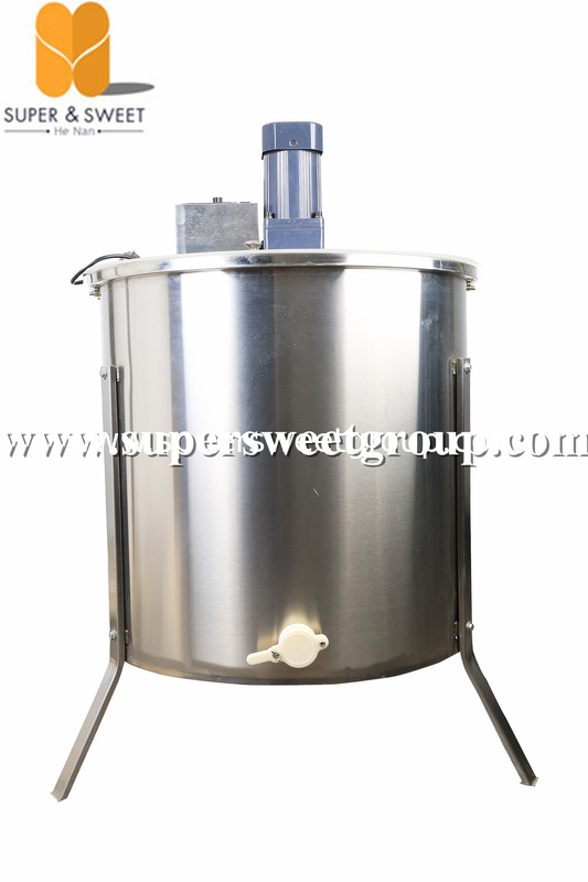 120V/240V electric 6 frames honey extractor with legs and gate for beekeeper