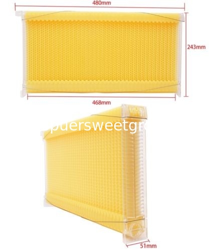 BPA Free Langstroth/Australia Honey Flow Bee Hive Frame Food Grade Plastic Frame(7 pcs)