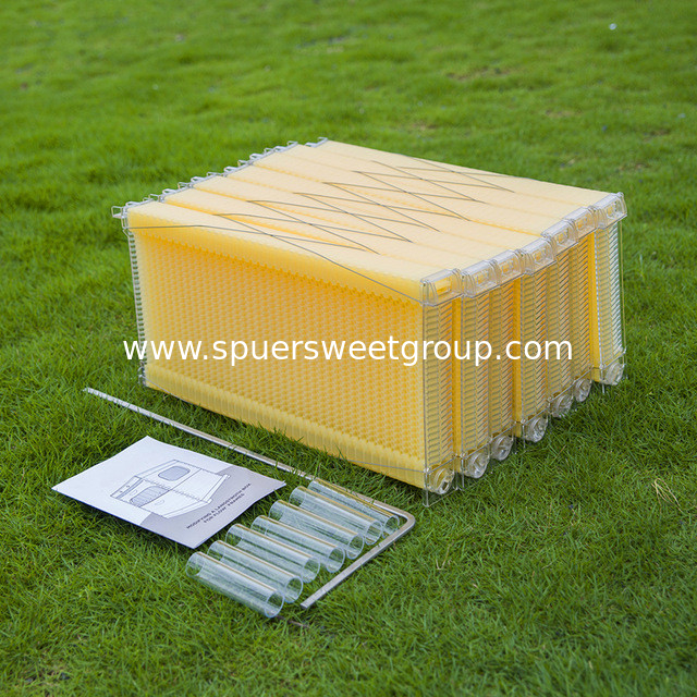 Langstroth Auto flow honey plastic bee hive frame for flow hive