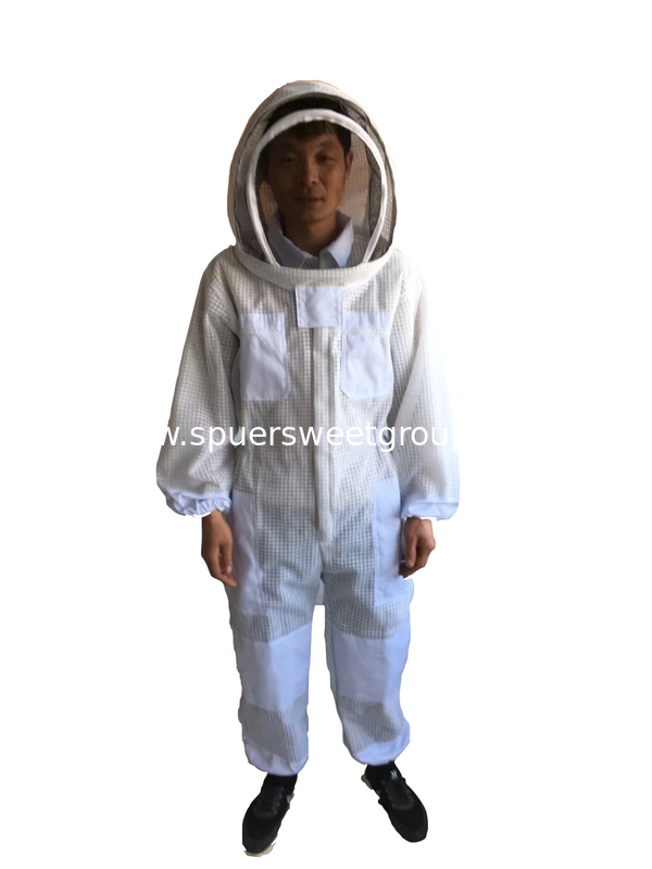 Beekeeping 3 Layer Ultra Ventilated Mesh Overalls Bee Hive Full Suit